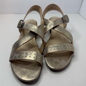 Relativity Kimber Elegant Gold Women's Sandals Size 7.5M